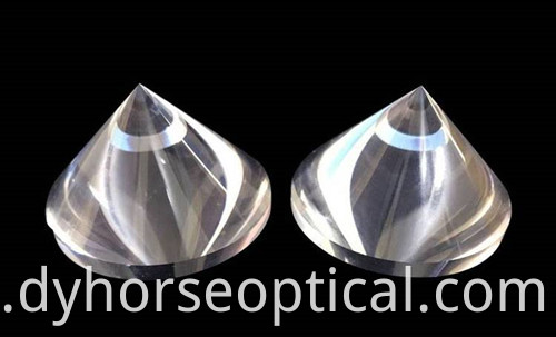 Calcium Fluoride Pyramid Optical Lens